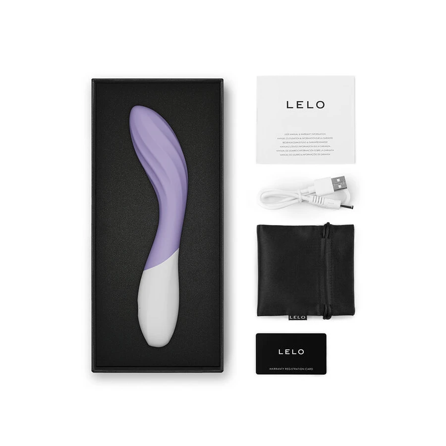 LELO - MONA TWIST VIBRADOR DE PONTO G RECARREGÁVEL COM CONTROLE POR APLICATIVO LAVANDA